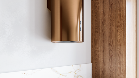 Okap kuchenny przyścienny GLOBALO CALMIO 39.1 CARMEL GOLD