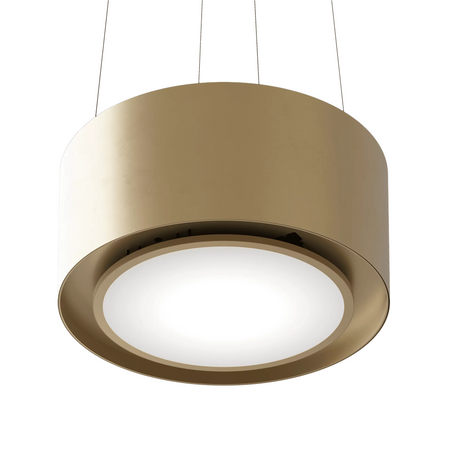 Okap kuchenny wyspowy CIARKO Design Piu Light Gold 80cm - CDW8002Z