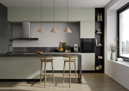 Piekarnik, 60 cm, Linea, czarny SF6100VB3 - Smeg
