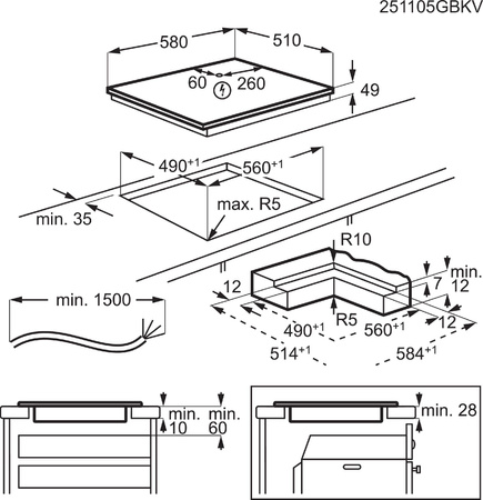Płyta indukcyjna ELECTROLUX SenseBoil 700 60cm KIS62453I