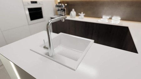 Zlewozmywak granitowy 1-komorowy ZQE_A10K - Deante