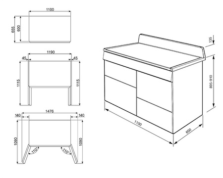 Kuchnia wolnostojąca 110cm Victoria SMEG TR4110AZ