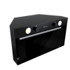 Okap kuchenny podszafkowy GLOBALO FLOWERI 60.2 BLACK