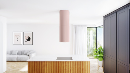 Okap kuchenny wyspowy GLOBALO LOBELIO ISOLA 39.1 VELVET ROSE