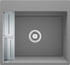 Zlewozmywak granitowy magnetyczny 1-komorowy ZRM_S10A - Deante