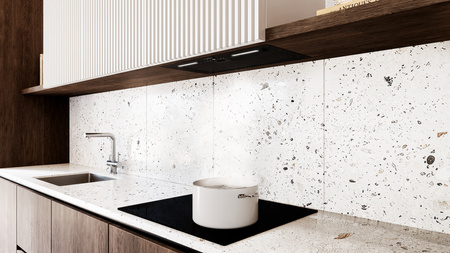 Okap kuchenny podszafkowy GLOBALO FLUERIS 60.1 BLACK SENSOR SMELL