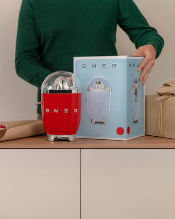 Wyciskarka do cytrusów, czerwony CJF11RDEU - Smeg