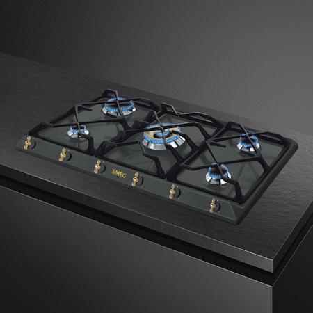 Płyta gazowa, 90 cm, Coloniale SRV896AOGH - Smeg