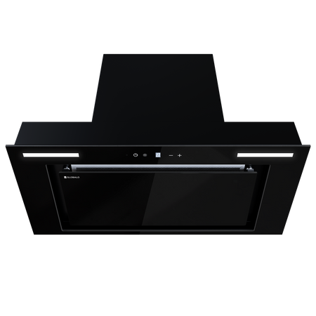Okap kuchenny podszafkowy GLOBALO MATERI SILENTFLOW 60.2 BLACK