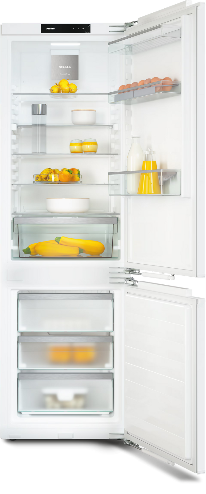 Lodówka z zamrażarką do zabudowy MIELE KFN 7734 C NoFrost - 12336150