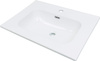 Umywalka ceramiczna wpuszczana z miejscem na baterię - 60 cm CTU_6U6W - Deante