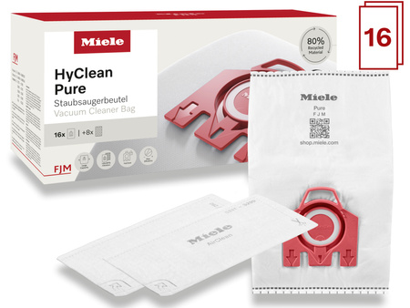 16 worków do odkurzacza FJM XXL HyClean Pure - MIELE 12498260
