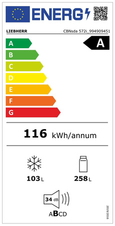 Chłodziarko-zamrażarka LIEBHERR CBNsda 572i plus BioFresh NoFrost