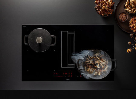 Płyta indukcyjna z okapem FALMEC Zero 84 czarny - 600m3/h