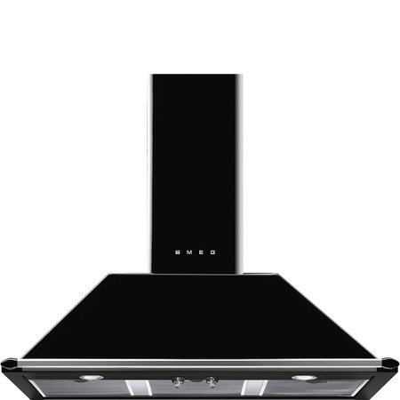 Okap kuchenny, Victoria, 100 cm, czarny KT100BLE - Smeg
