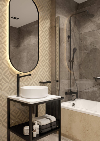 Umywalka ceramiczna nablatowa CDL_6U4S - Deante