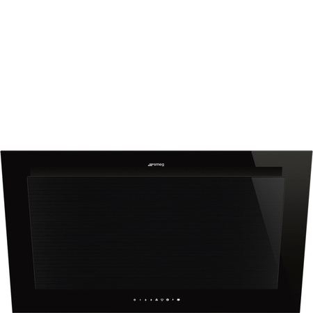Okap kuchenny, 90 cm, Linea, czarny KV194B3 - Smeg