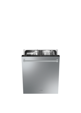 Zmywarka do zabudowy z panelem ukrytym i stalowym frontem STX235CLLO - Smeg