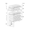 Lodówka na wina do zabudowy LIEBHERR EWTgw 1683 Vinidor z strefami temperatur
