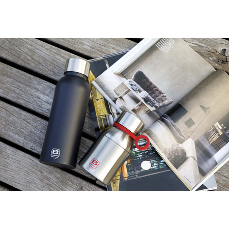 Bugatti BBOT Pojemnik na żywność szczotkowana stal 500 ml BBF-SS500I3