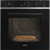 Piekarnik, 60 cm, Selezione, czarny SF64M3S1PZB - SMEG
