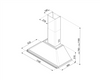 Okap kuchenny, Victoria, 110 cm, czarny KT110BLE - Smeg