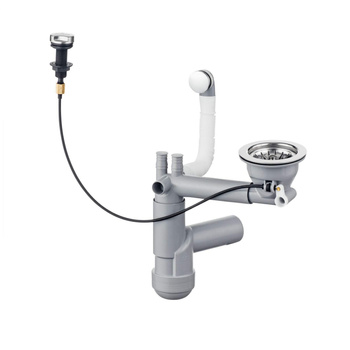 Syfon do zlewozmywaka granitowego 1-komorowego - Space-Saver ZXY_9915 - Deante