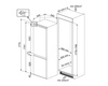 Lodówka chłodziarko zamrażarka do zabudowy C8174TNE SMEG