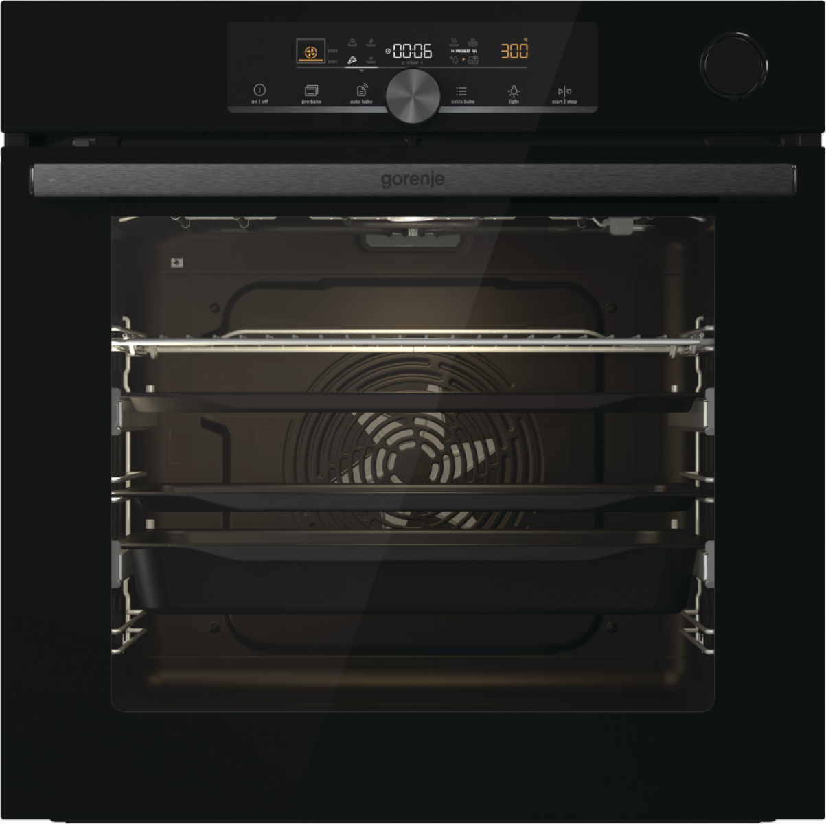 Piekarnik do zabudowy GORENJE G600 System Multi z dodatkiem pary BPSA6747A08BG
