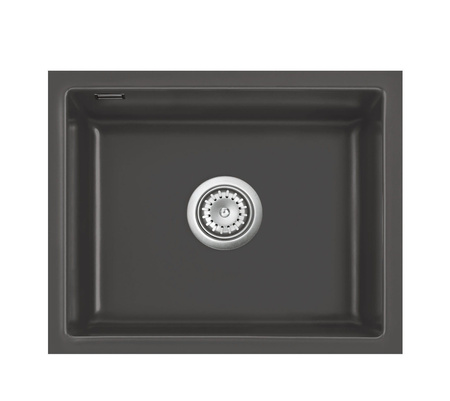 Zlew ceramiczny podblatowy SYSTEMCERAM Mera 50U Schiefer 85 - 53570185