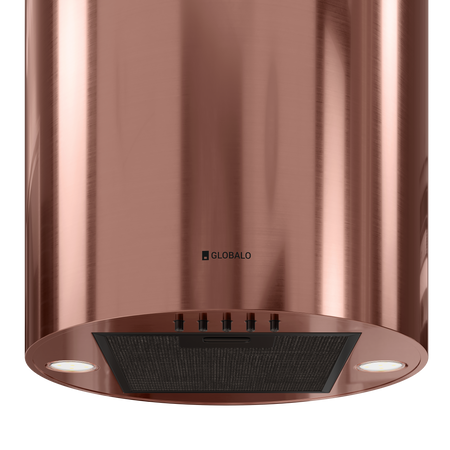 Okap kuchenny wyspowy GLOBALO LOBELIO ISOLA 39.1 WINE COPPER