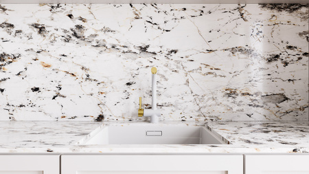 Bateria kuchenna GLOBALO LOBIO WHITE/LIGHT GOLD MAT RING 1.1