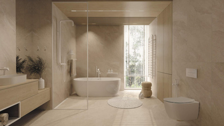 Umywalka granitowa nablatowa CQS_AU6S - Deante