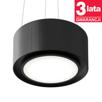 Okap kuchenny wyspowy CIARKO Design Mono Light Black 80cm - CDW8001C