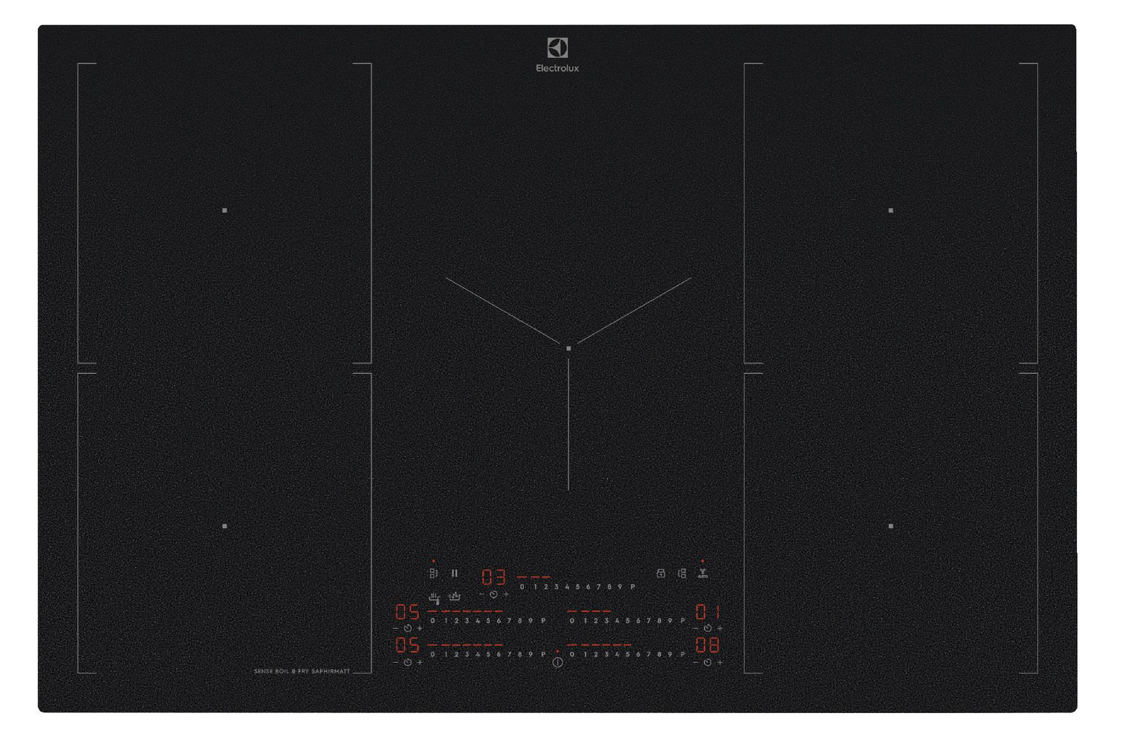 Płyta indukcyjna ELECTROLUX 800 Sense Boil+Fry SaphirMatt 80cm EIS87553IZ