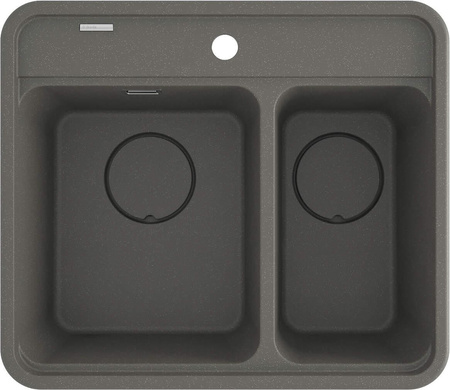 Zlewozmywak granitowy 1.5-komorowy ZKM_T503 - Deante