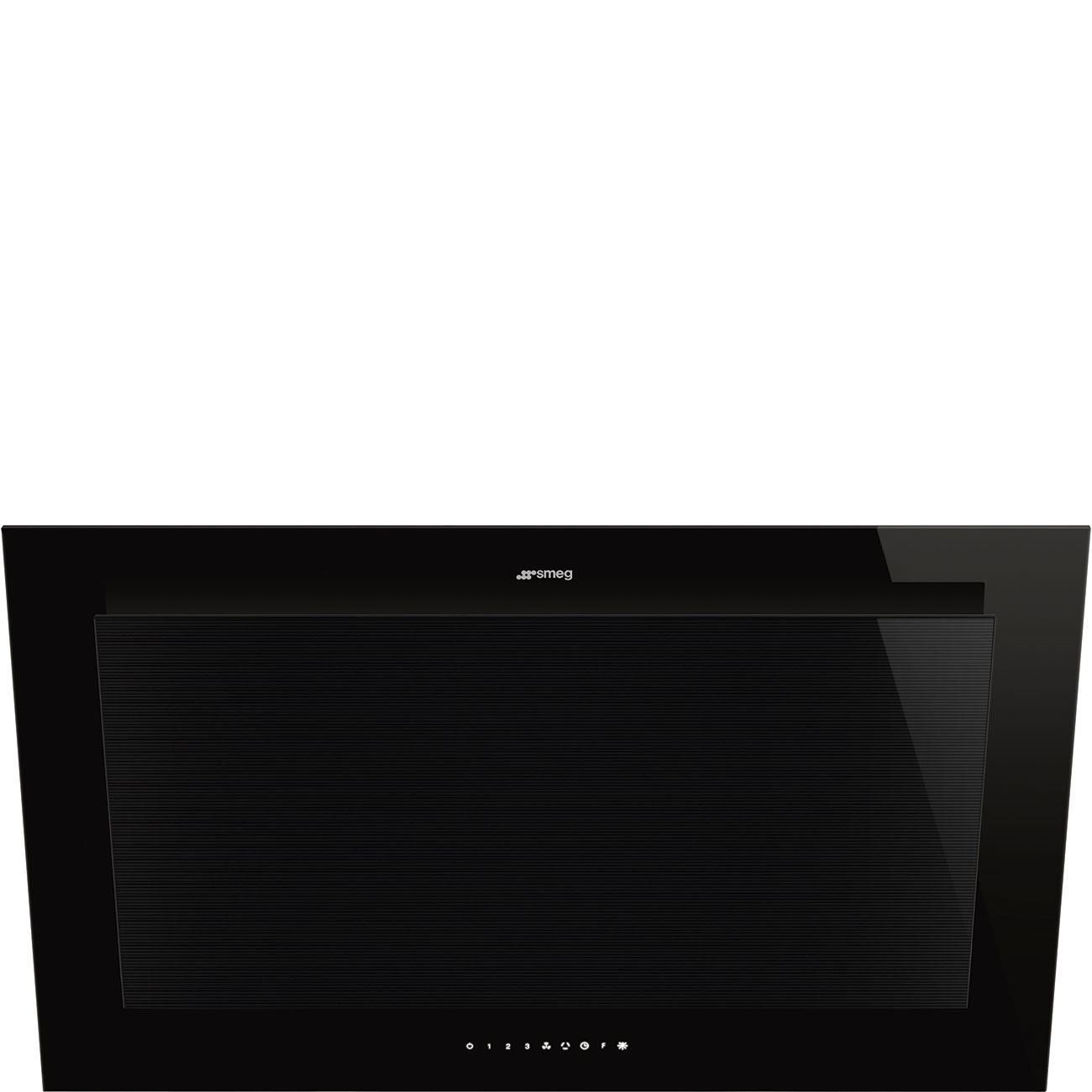 Okap kuchenny, 90 cm, Linea, czarny KV194B3 - Smeg