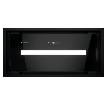 Okap kuchenny podszafkowy GLOBALO SAREDO 60.1 BLACK + turbina TZ 1.1