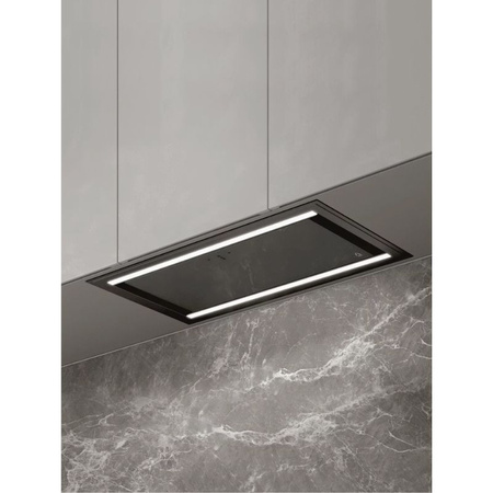 Okap kuchenny podszafkowy CIARKO Design DUO czarny 74cm - CDZ7405C