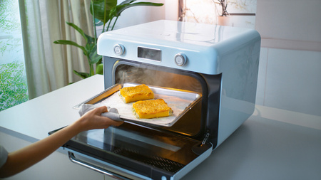 Piekarnik nablatowy z funkcją pary COF01PBEU - Smeg