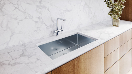 Zlew kuchenny GLOBALO RIWOLO 70.1 INOX