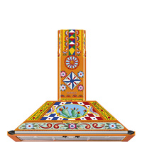 Okap kuchenny przyścienny Victoria 90 cm Dolce&Gabbana SMEG KT90DGC