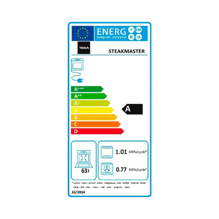 Piekarnik do zabudowy 60cm TEKA SteakMaster z pyrolizą i żeliwnym rusztem do steków - 111000036