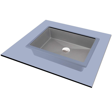 Umywalka granitowa podblatowa/wpuszczana CQR_SU5U - Deante