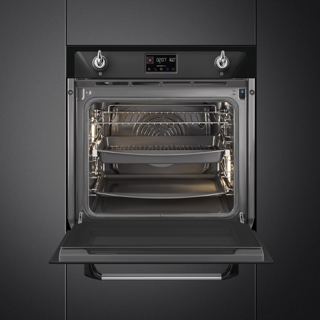Piekarnik, 60 cm, Victoria, czarny SOP6902S2PN - Smeg