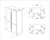 Lodówka chłodziarko zamrażarka Frenchdoor, stal nierdz FQ60XDE SMEG