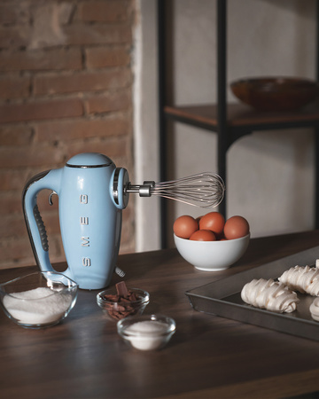 Mikser ręczny, pastelowy błękit HMF01PBEU - Smeg