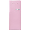 Lodówka chłodziarko zamrażarka SMEG Retro pastelowy róż FAB28LPK6