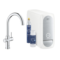 Bateria kuchenna GROHE Blue Home Chrom woda gazowana - 31455001