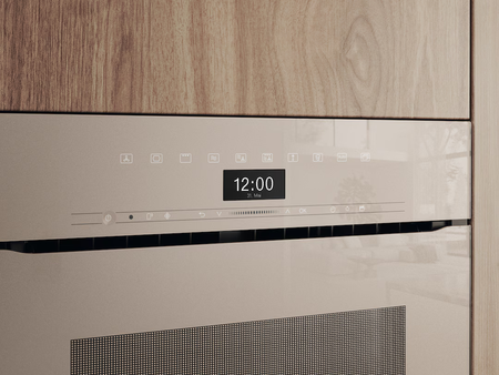 Piekarnik kompaktowy bezuchwytowy MIELE H 7440 BMX perłowy beż 12548910